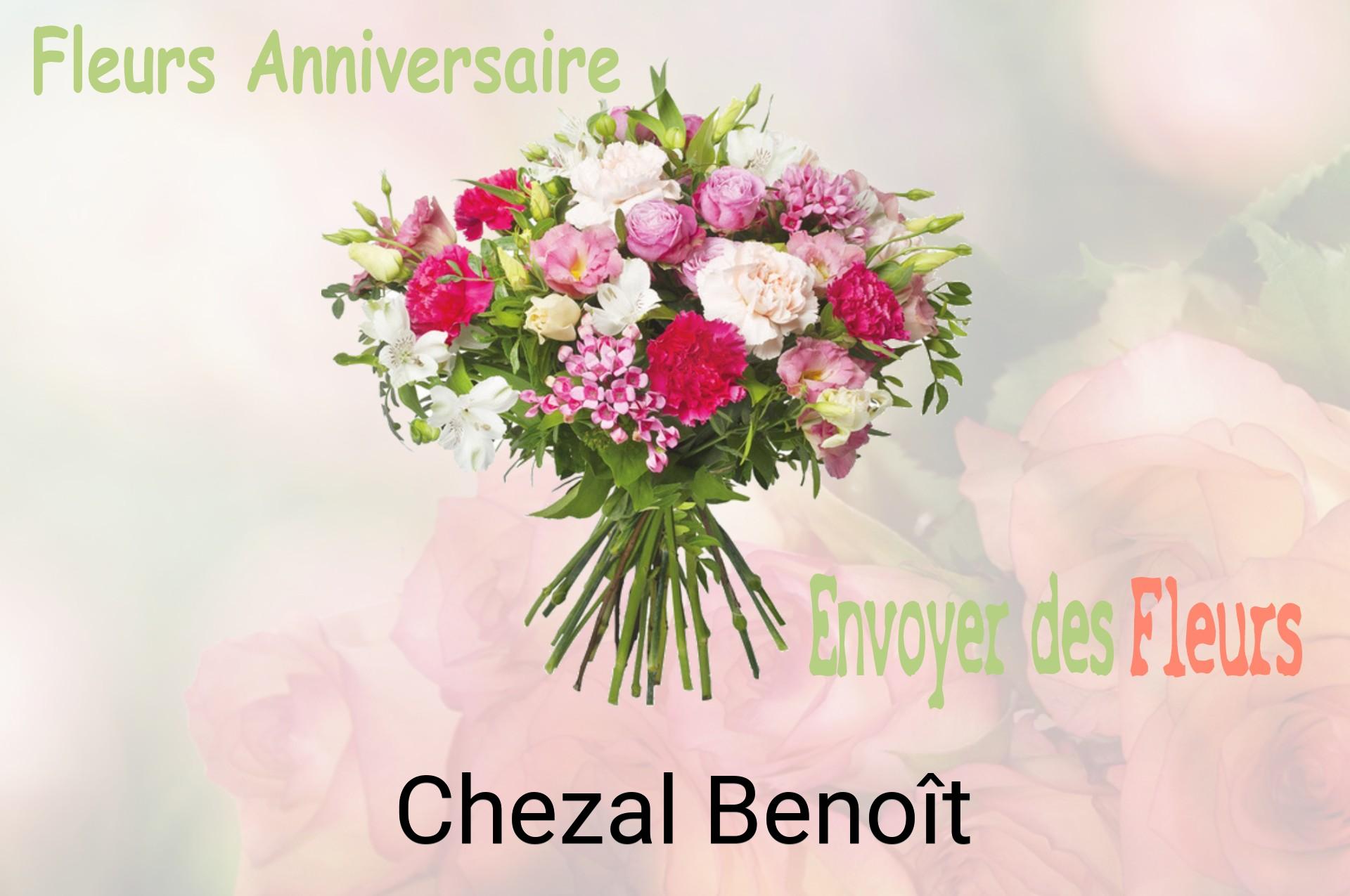 Bouquet de fleurs d’anniversaire livré à Chezal-Benoît